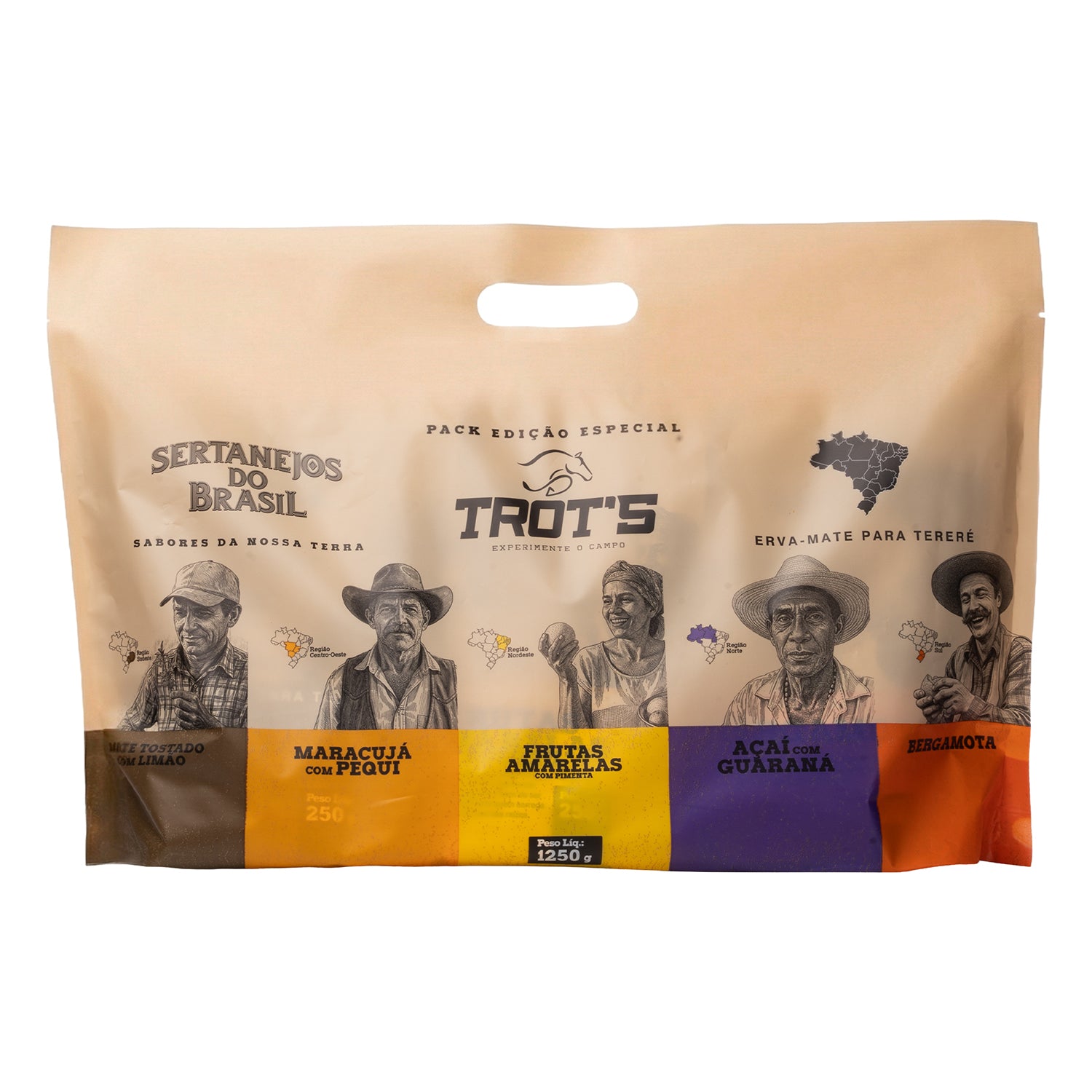 Pack Sertanejos do Brasil 1.250g - TROT'S – TROT'S - Loja Oficial